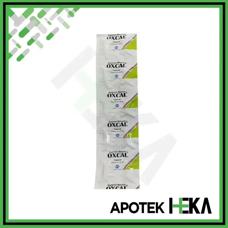 Jual Oxcal Strip Isi 10 Kapsul - Vitamin Sendi, Tulang Dan Gigi Di ...