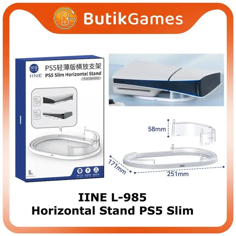 Jual Iine L985 Ps5 Slim Disc & Digital Edition Horizontal Stand Di ...