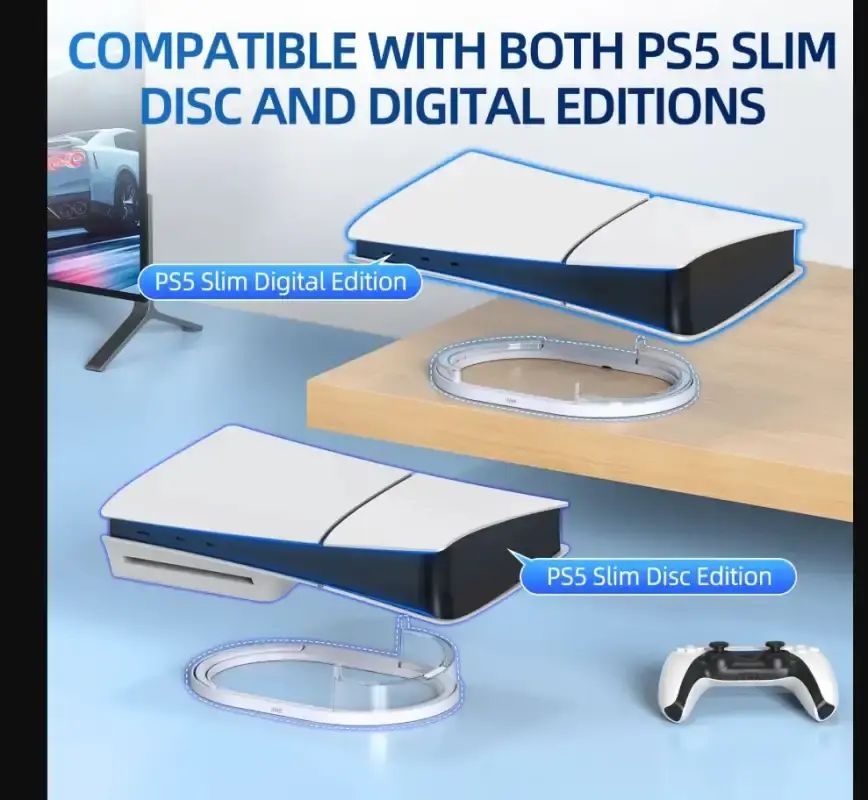 Jual Iine L985 Ps5 Slim Disc & Digital Edition Horizontal Stand Di ...