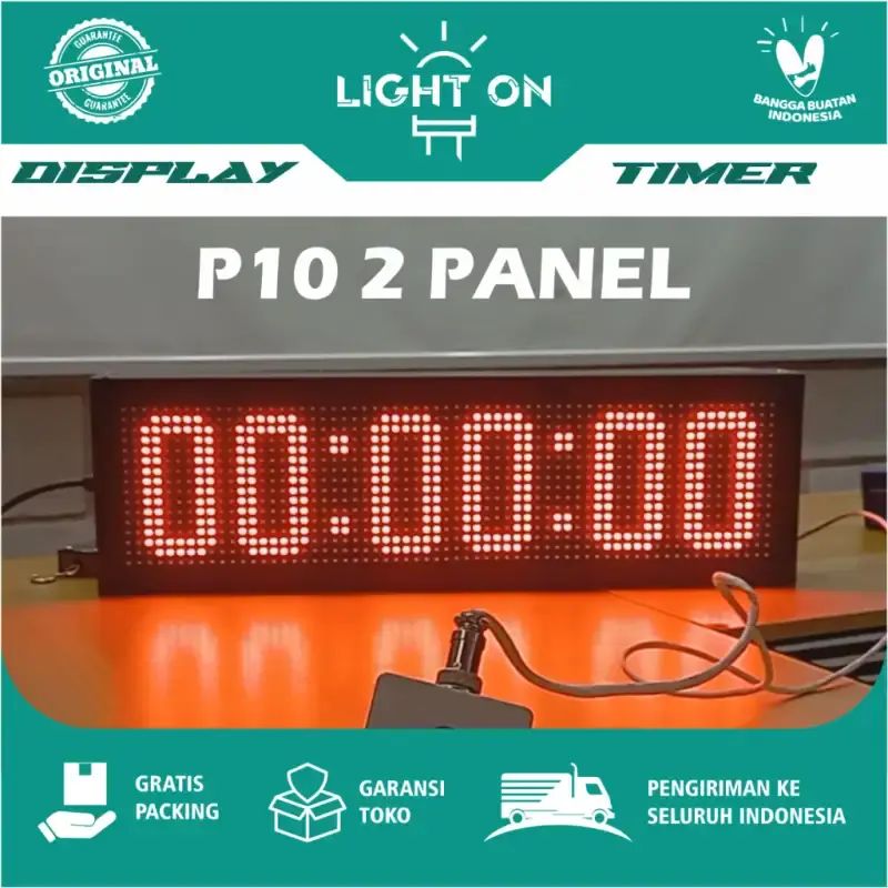 Jual Controller Timer Stopwatch Counter Up, Down, No Limit - 1x3 Panel ...