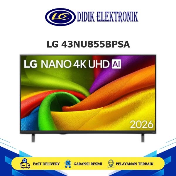 Promo Lg 43nu855bpsa Smart Tv 43 Inch Nano Cell Uhd 4k Ai Nu85 New 2026 ...