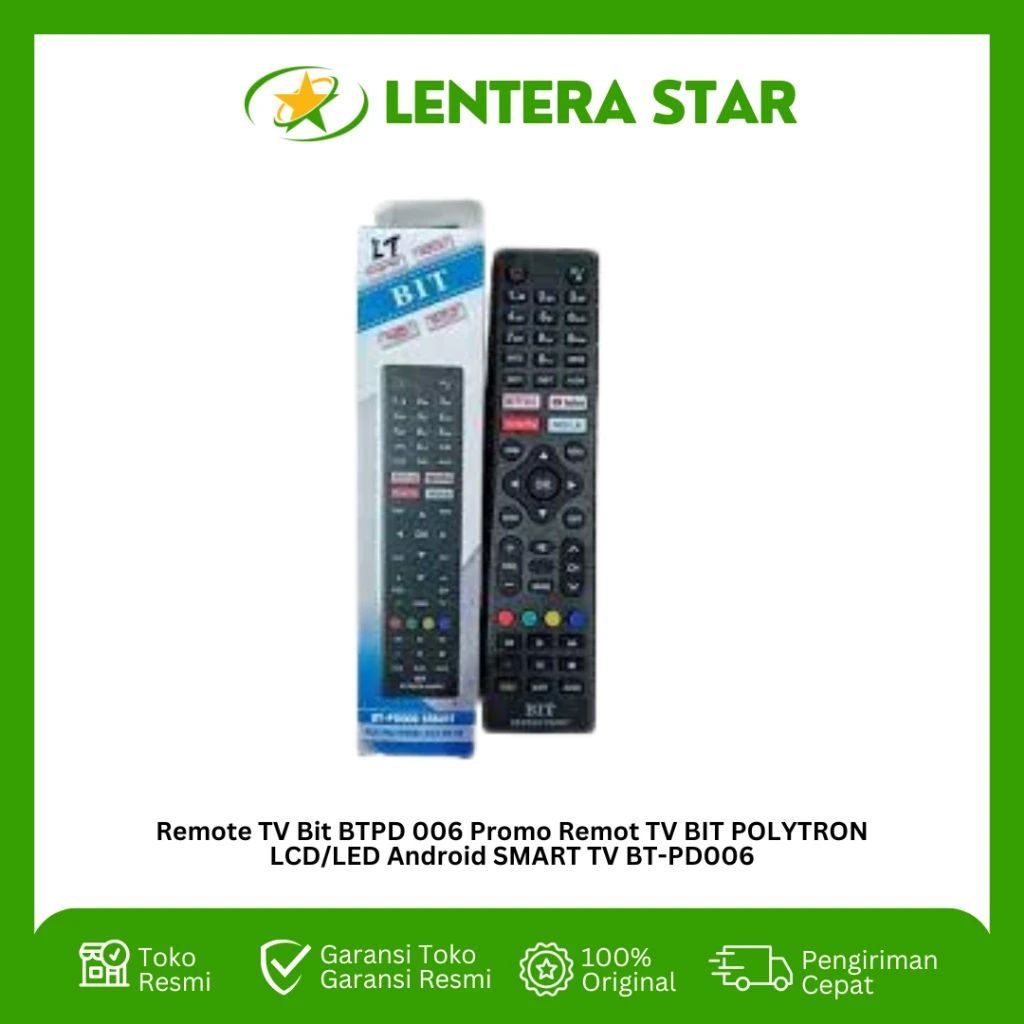 Remote Tv Led Android Polytron Garansi Resmi Indonesia 🔥 Harga Murah ...