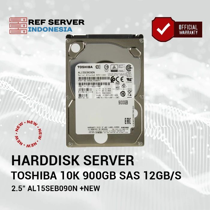 Toshiba SAS - AL14SEB090N 900GB Hard Enterprise Drive 10K