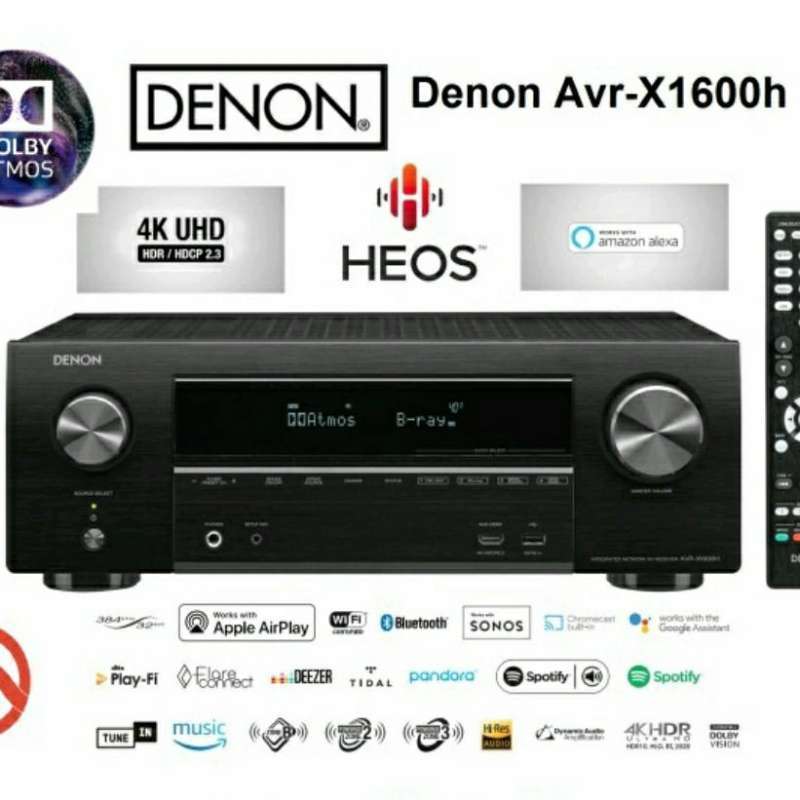 Jual Home theater Denon X1600 H with Dmz speaker Dolby atmos Dts Hd