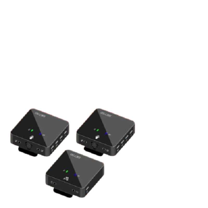 Promo Clip On Wireless Microphone Sk750 For Kamera Dan Smartphone Dual