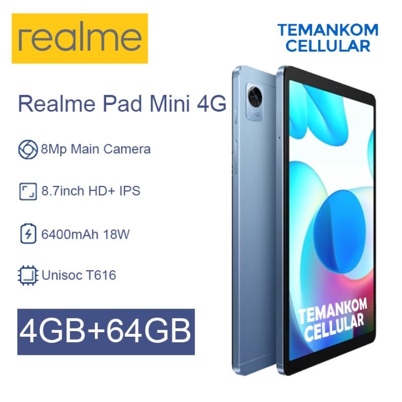Jual Realme Pad Mini 4/64 4GB 64GB LTE tab tablet Sim card Garansi ...