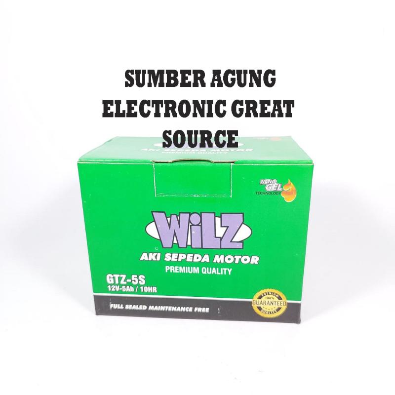 Jual Aki Wilz Full Kering Gel Gtz5s 12v 5ah 10jam Nano Gel Technology