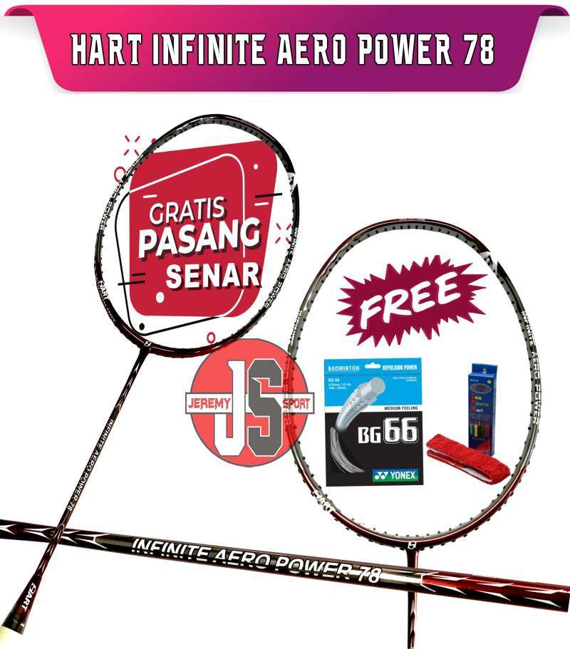 Jual Raket Hart Infinite Aero Power 78 Original Oversize Di Seller ...