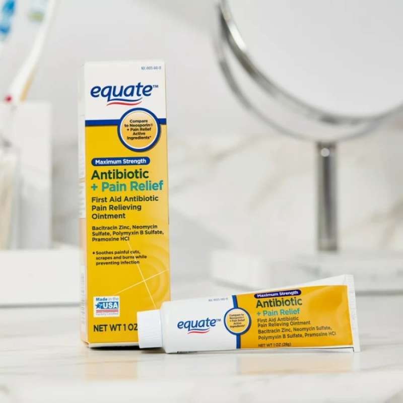 Jual Equate USA Triple Antibiotic Pain + Scar Ointment di Seller Nazal