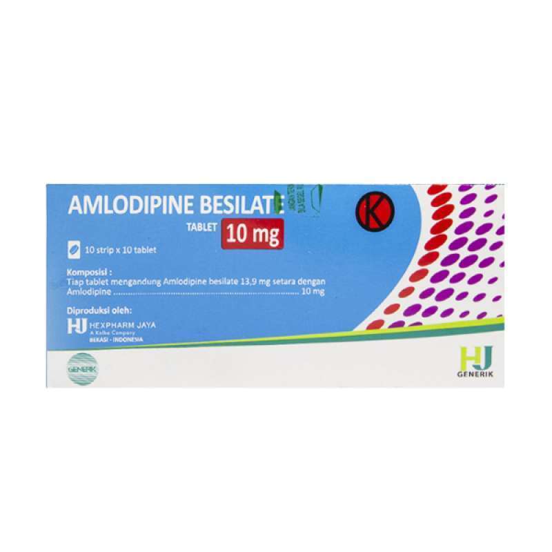 Promo amlodipine besilate hj 10 mg 10 tablet diskon 11 di seller padi