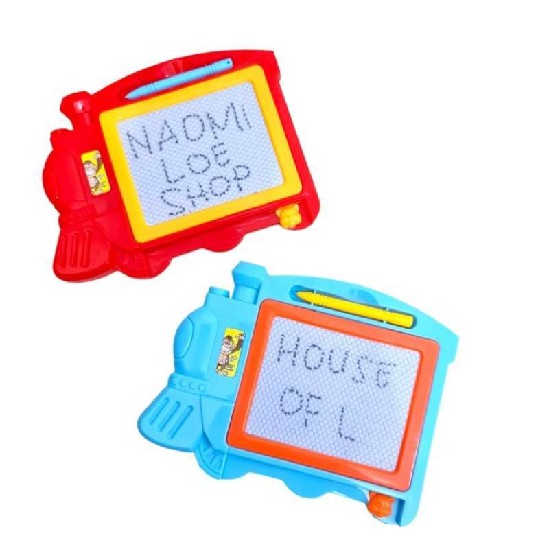Jual Train drawing board MAGIC BOARD PAPAN TULIS hapus