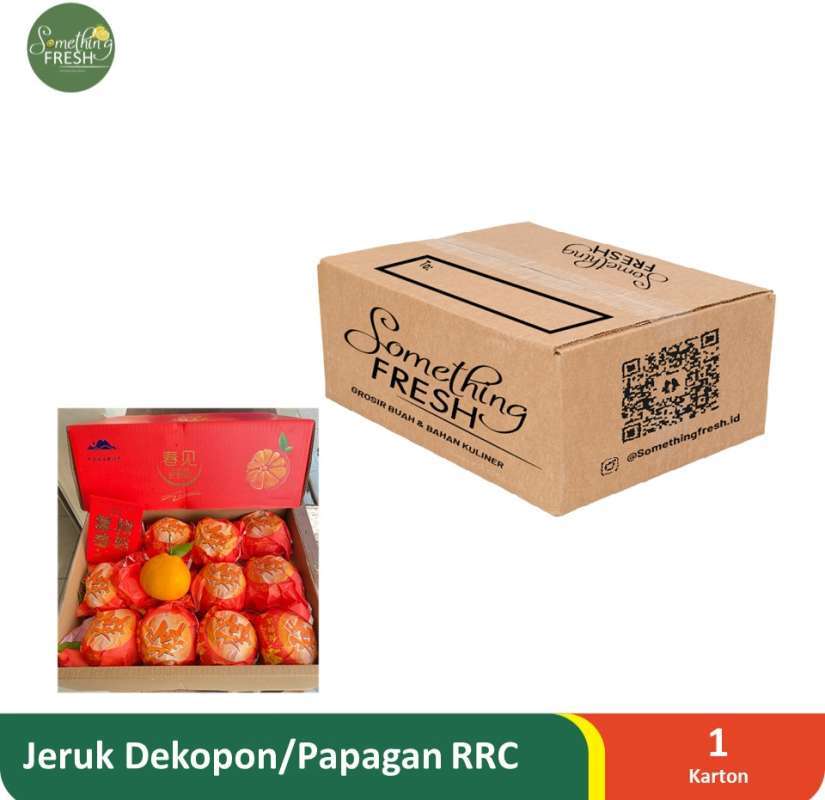 Jual Jeruk RRC Papagan Dekopon Giftbox Diamond L per Box JKT di