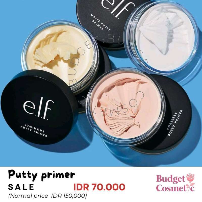 Jual primer Elf putty primer poreless matte luminous acne fighting c