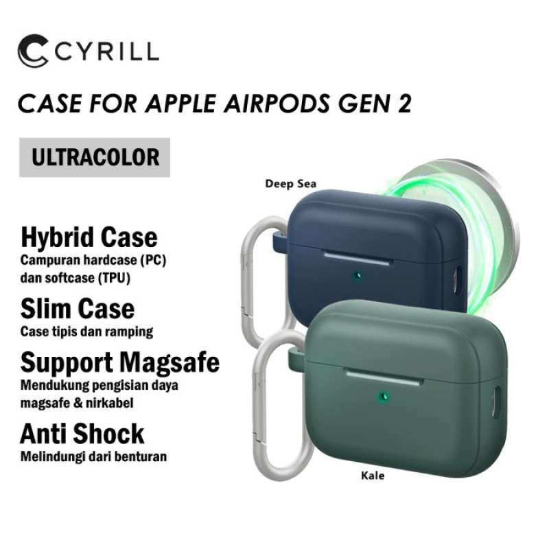 Promo Case AirPods Pro Gen 2 Cyrill MagSafe Casing Hard Soft Slim