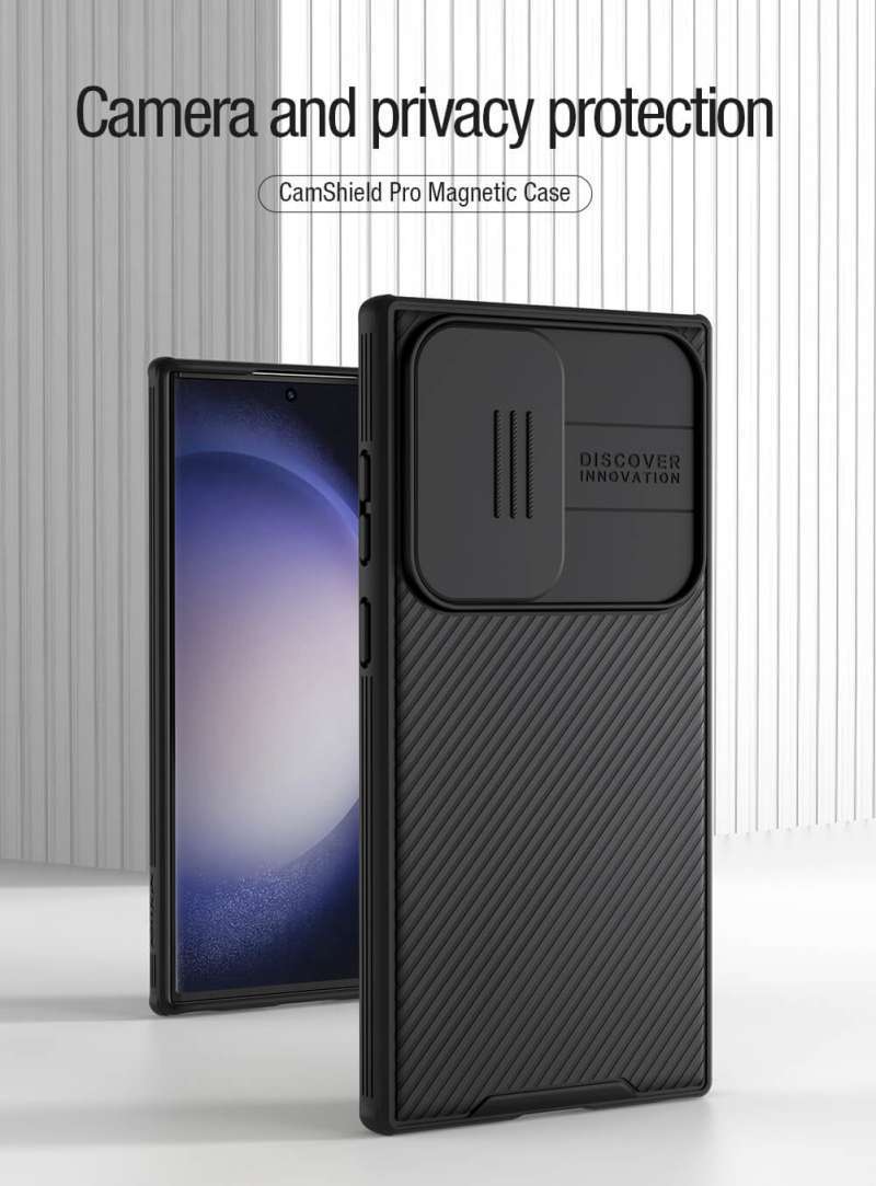 Jual Case Samsung Galaxy S23 Ultra Nillkin CamShield Pro MagSafe Camera Cover Slide