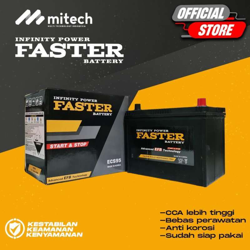 Jual Aki Mobil Alphard Vellfire S95 Faster BATTERY Aki Kering 12V 68Ah
