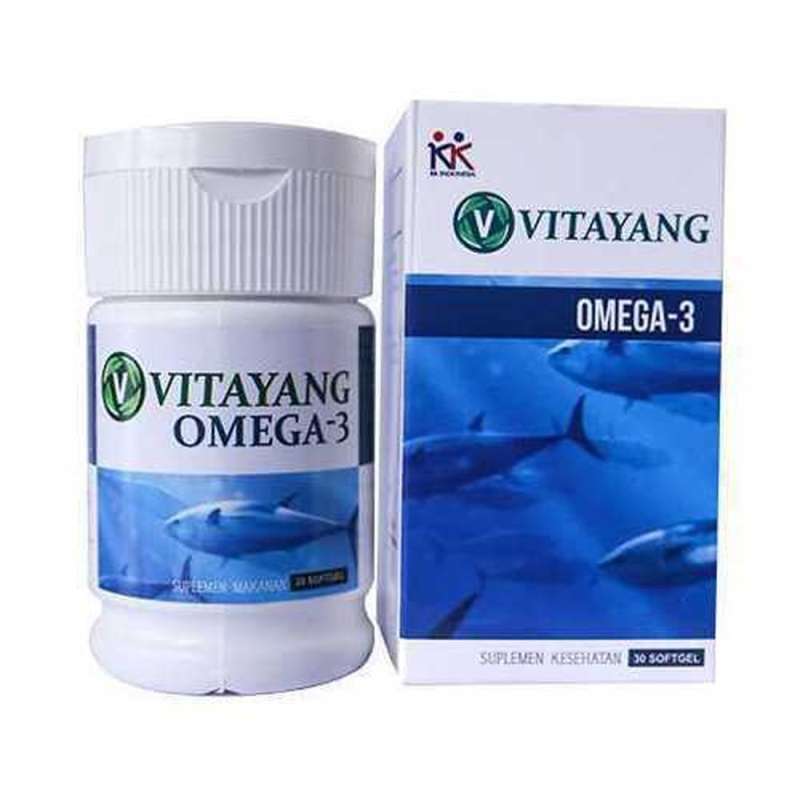 Jual KK Vitayang Omega 3 isi 30 Softgels Energi Sehat Dengan Asam
