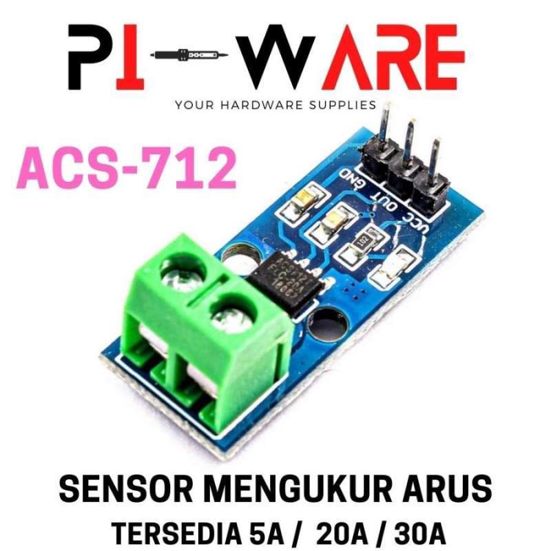Jual ACS712 Current Sensor Arus Module Hall Effect Based ACS 712 5A 20A ...