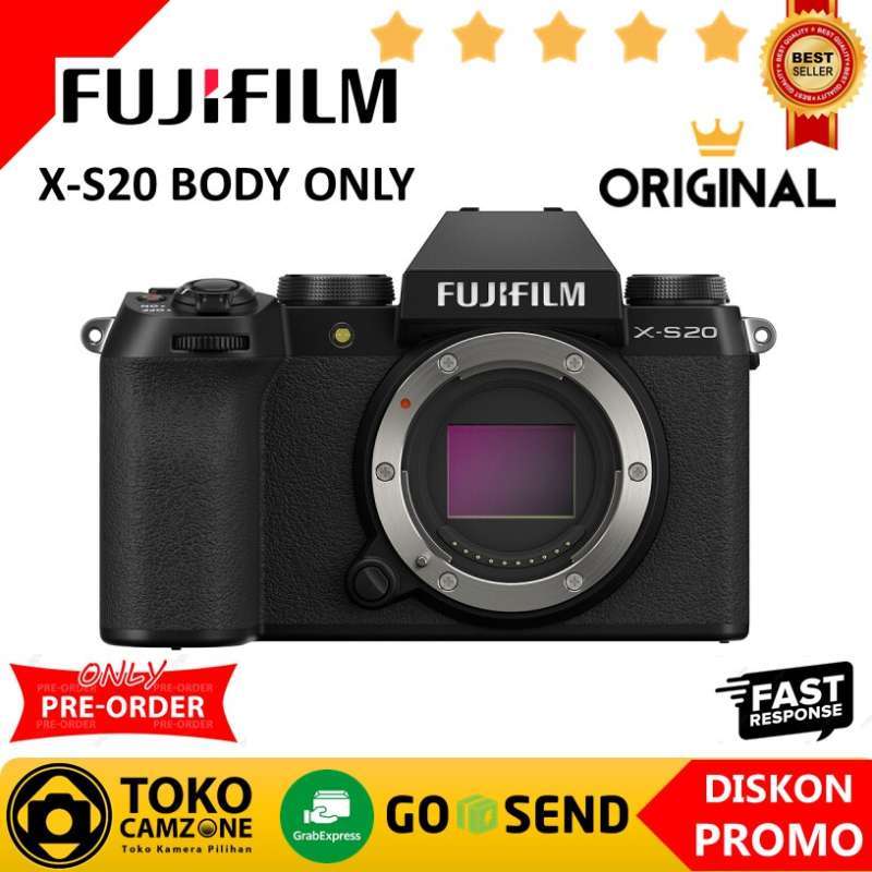 Promo FUJIFILM XS20 Body Only Mirrorless Camera Diskon 1 di Seller