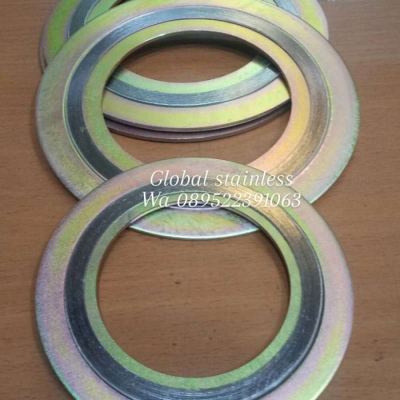 Jual 2 Inch Spiral Wound Gasket Jis 10K / Swg Carbon Steel di Seller