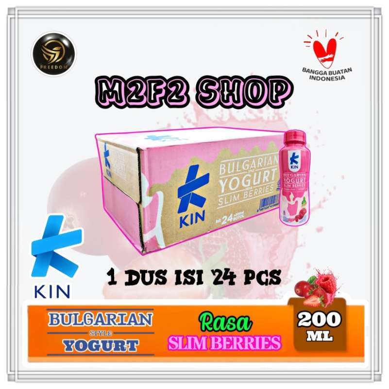 Kin Rasa Slimberries Promo KIN Bulgarian Yogurt Slim Berries | Stroberi Pet - 200 ml ...