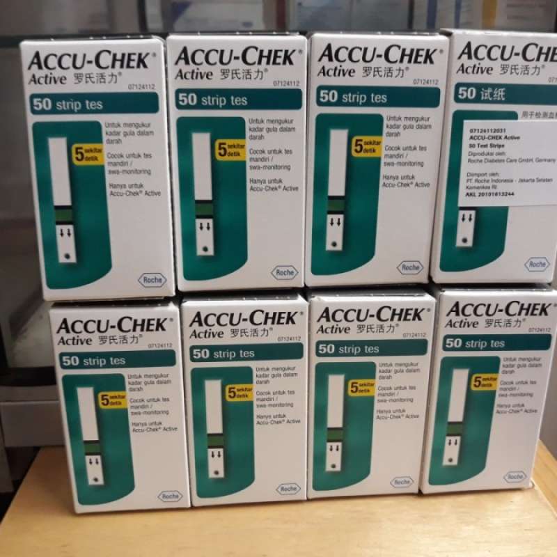 Jual Strip Accu Chek Active Test Strip Accu Check Isi 50 Di Seller ...