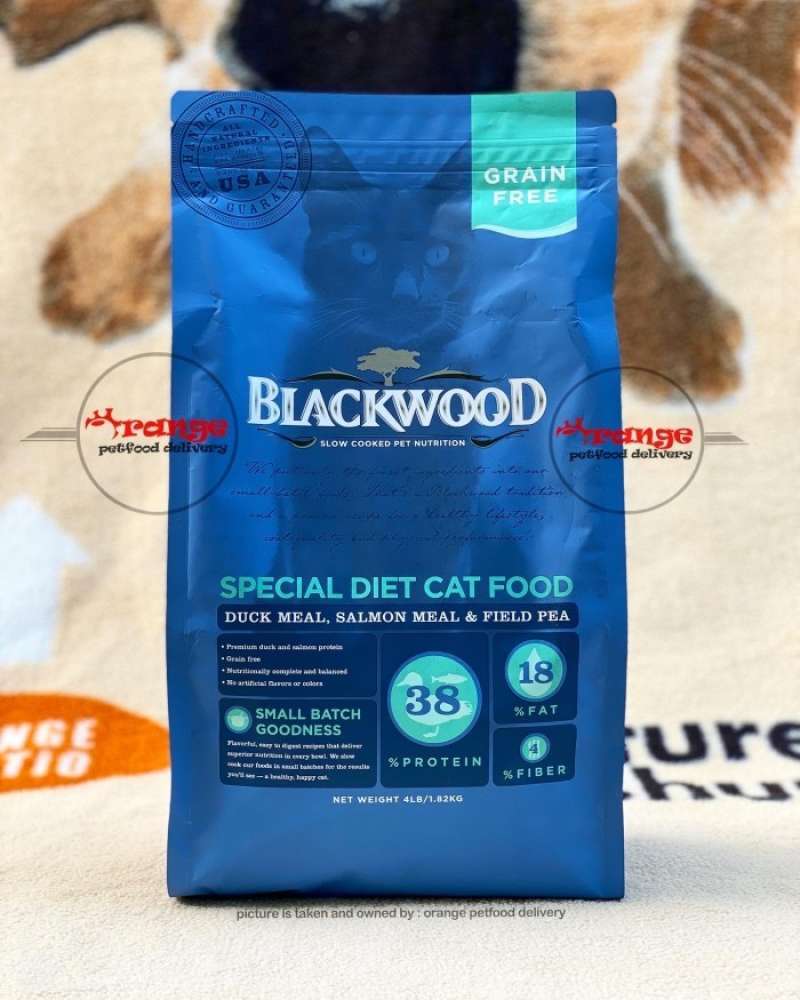 Promo blacood grain free adult cat food 1,82 kg duck, salmon meal Diskon 33 di Seller DENTA PET