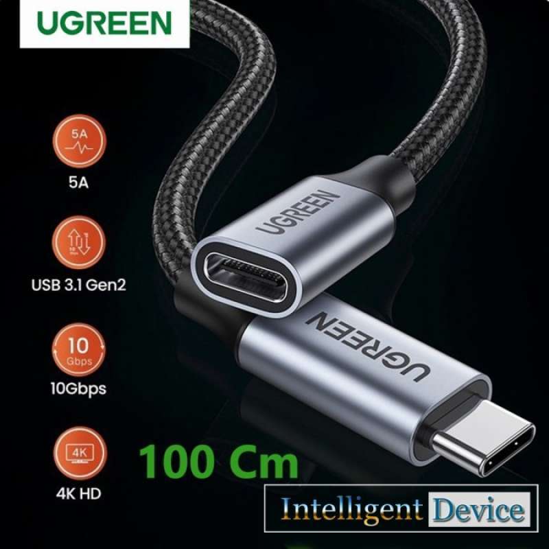 Promo Ugreen Kabel Extension TypeC Female To TypeC Male Pd 100W 30205