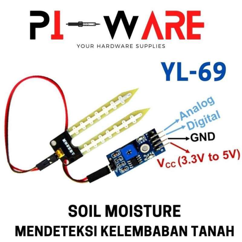 Jual YL69 Module Sensor Kelembaban Tanah Soil Moisture Modul
