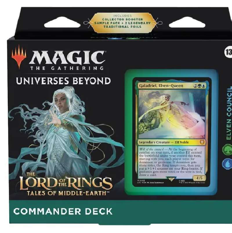 Elvish Archdruid 0237 Non-Foil Rare - LOTR Commander MTG Card Near Mint  Condition