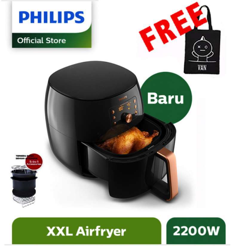 Promo Philips Airfryer Digital Xxl Hd 9860 Air Fryer Premium Hd9860