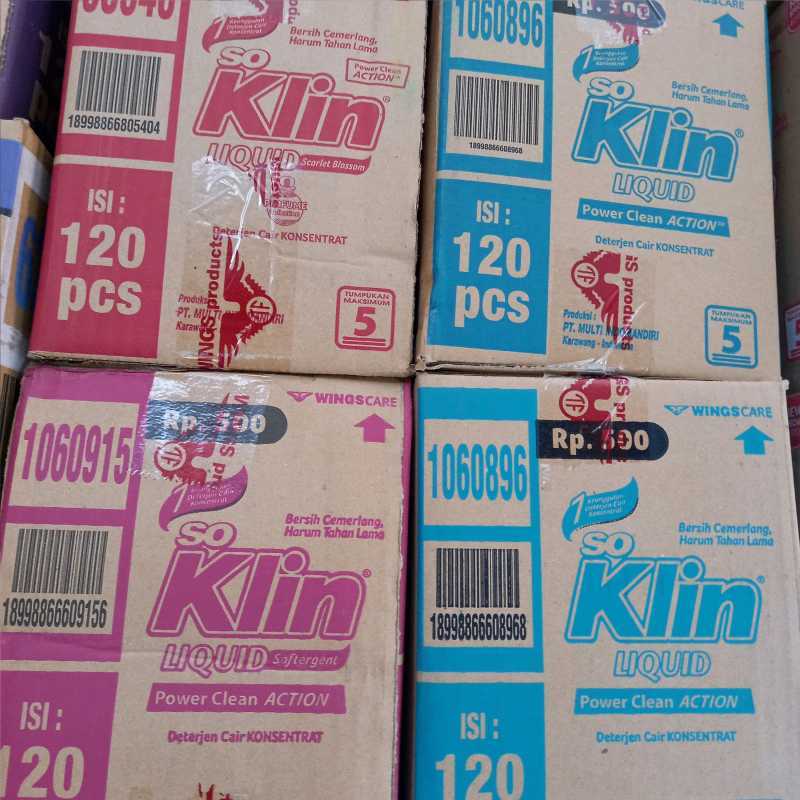 Jual So Klin Liquid Sachet 500 All Variant - Soft Di Seller Toko Sherly ...