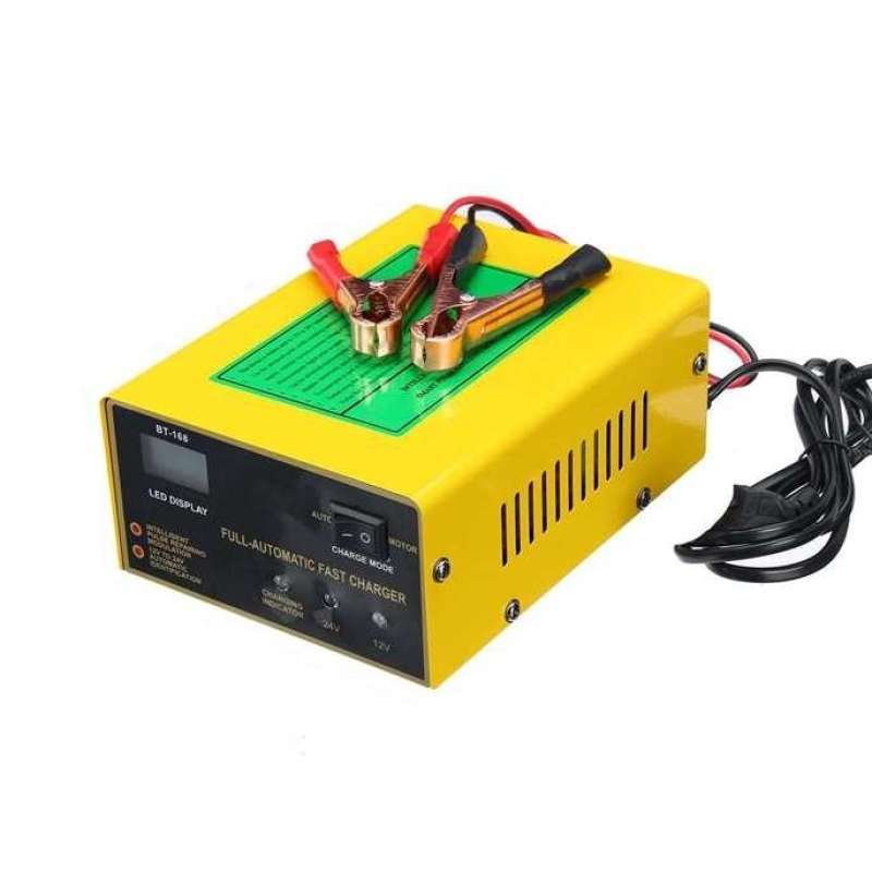Promo Cas aki Charger Aki Mobil atau Motor 12V/24V 200AH 15A Fast