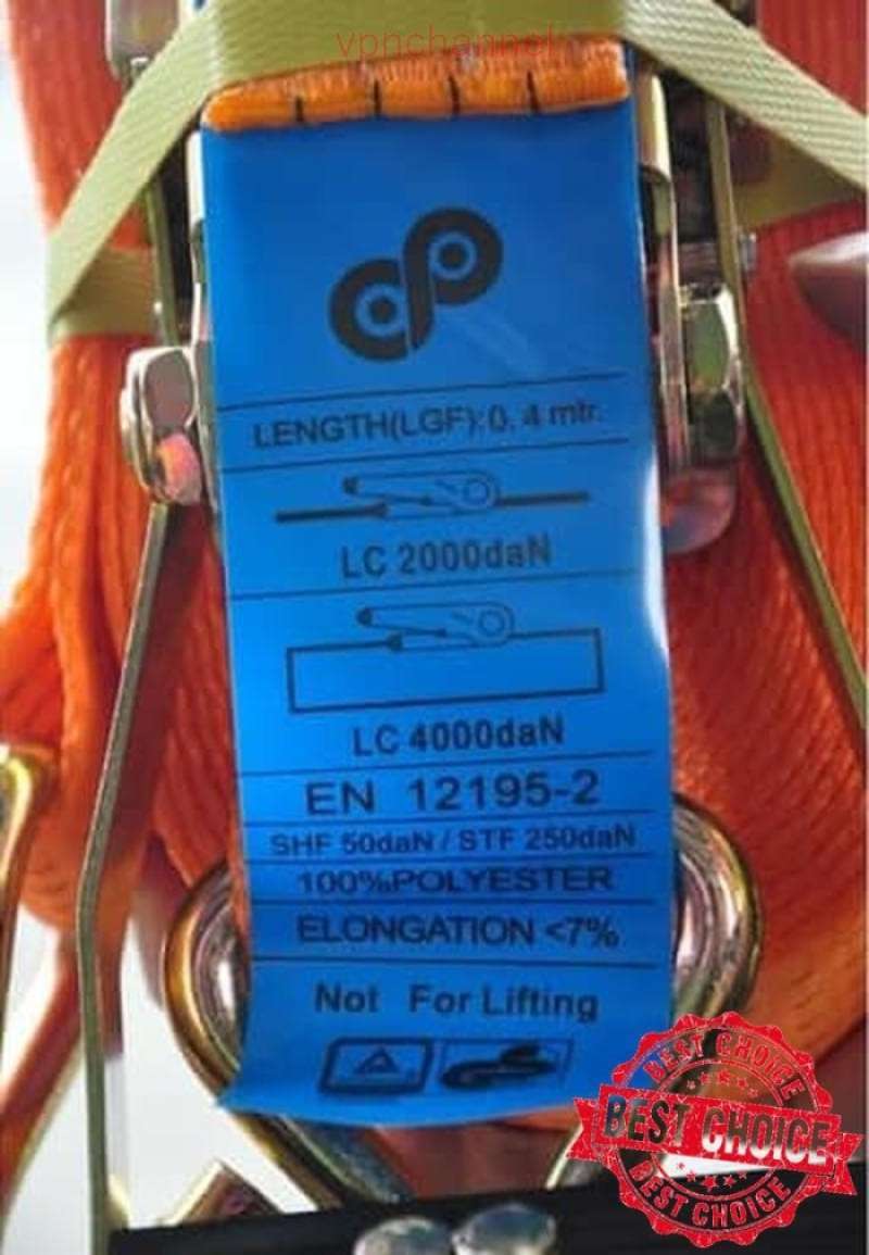 Jual Ratchet Tie Down 2ton X 10m Cargo Lashing Belt Tali Pengikat