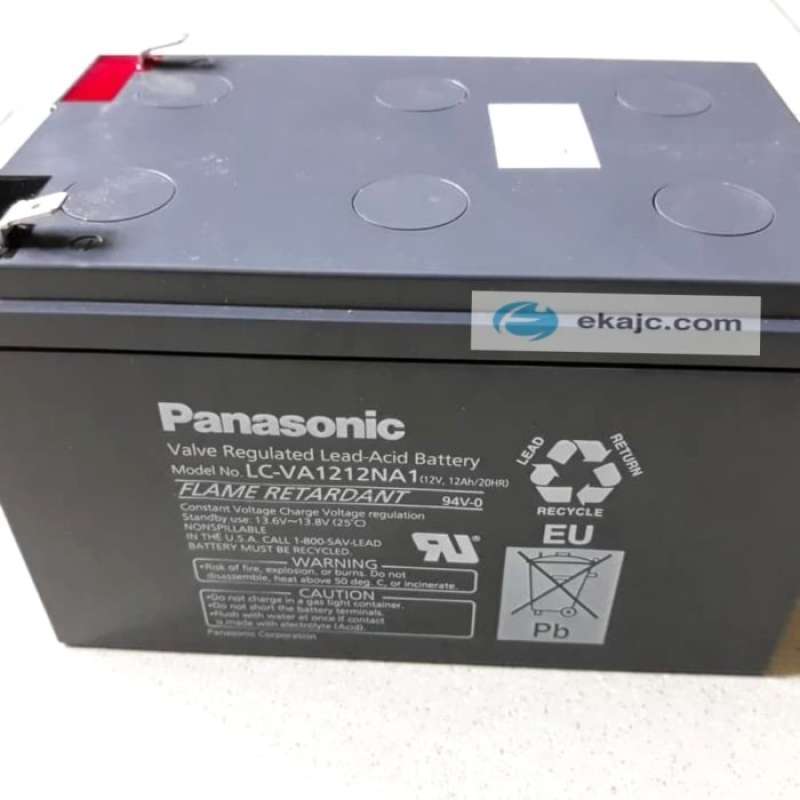 Promo Aki Accu Battery VRLA Panasonic LC-VA1212 NA / 12V12 Ah ( Baterai