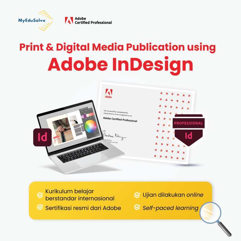 Jual Adobe InDesign Exam Voucher With Insurance di Seller MyEduSolve