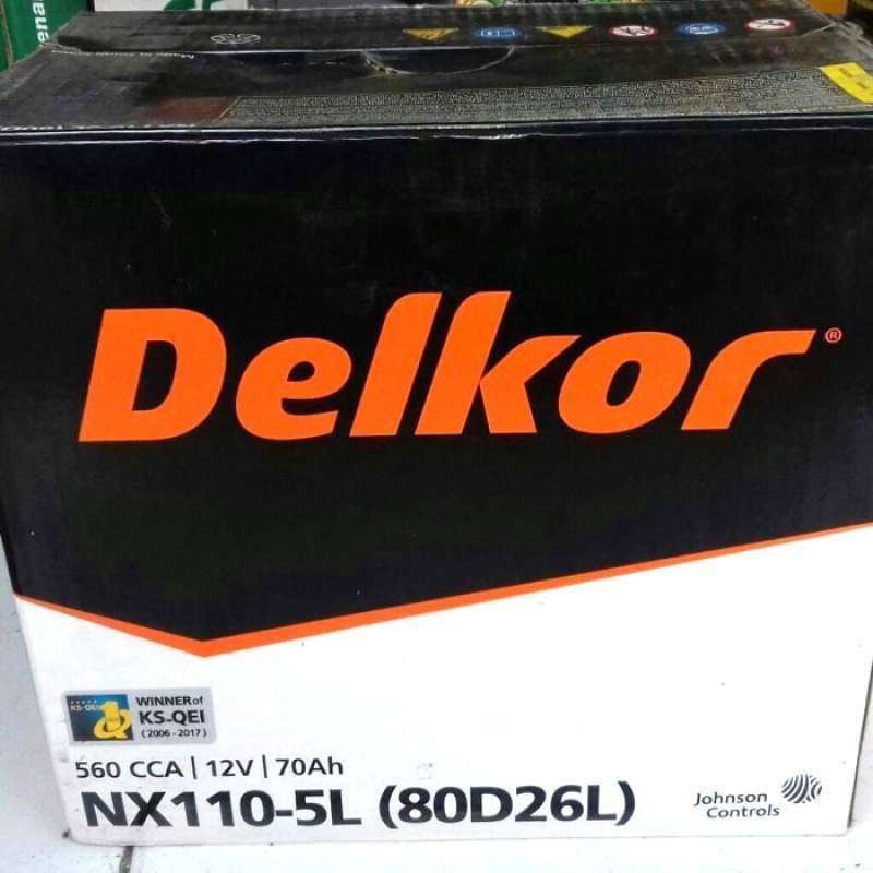 Promo Aki Accu Kering Innova Diesel Fortuner Diesel Pajero DELKOR MF