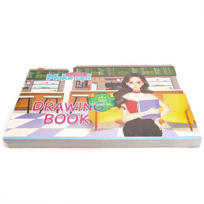 Jual Buku Gambar 20x30 Kiky Drawing Book Fancy Isi 10 Lembar - 1 Pack