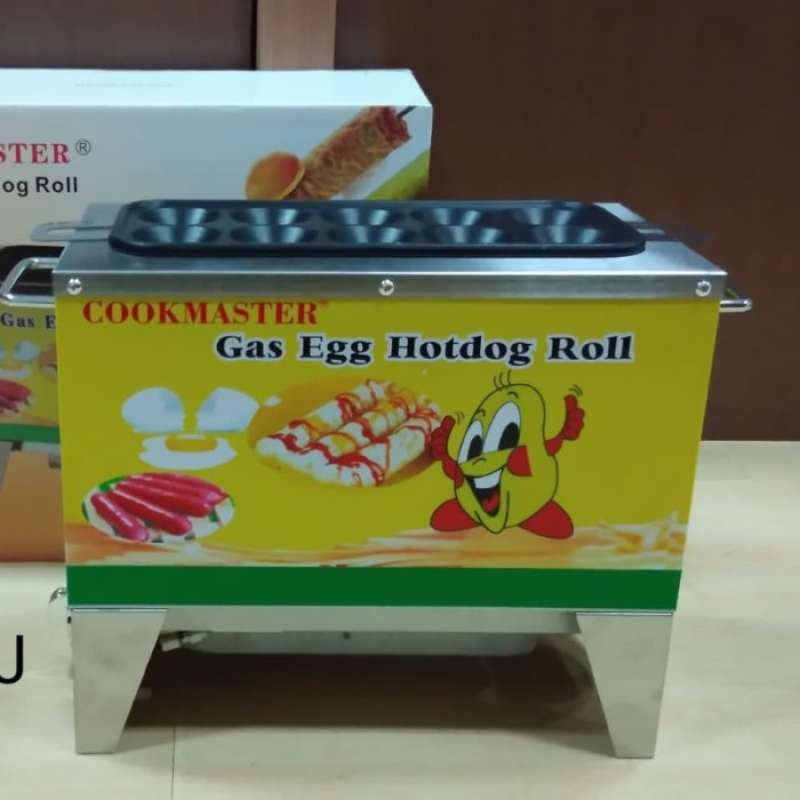 Promo cookmaster egg sausage maker/gas egg hotdog roll CMRCJ. 10 lubang