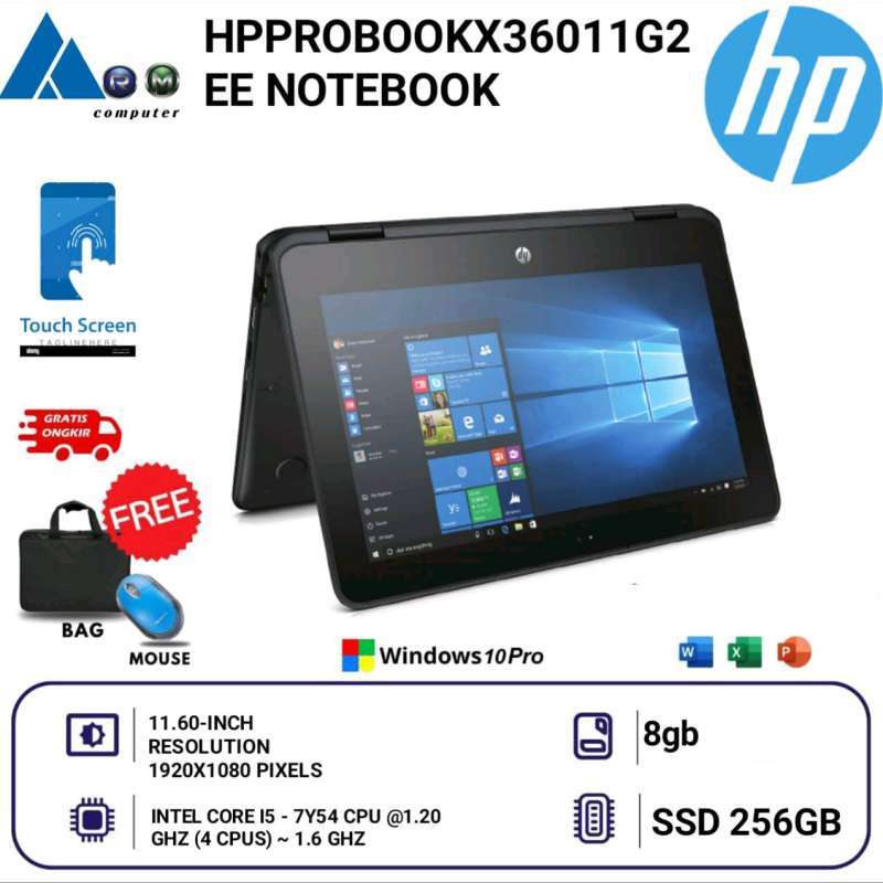 HP ProBook X360 11 G6 EE Reconditionné - I5-10210U, 8Go RAM, 256Go SSD, Windows 11 Pro