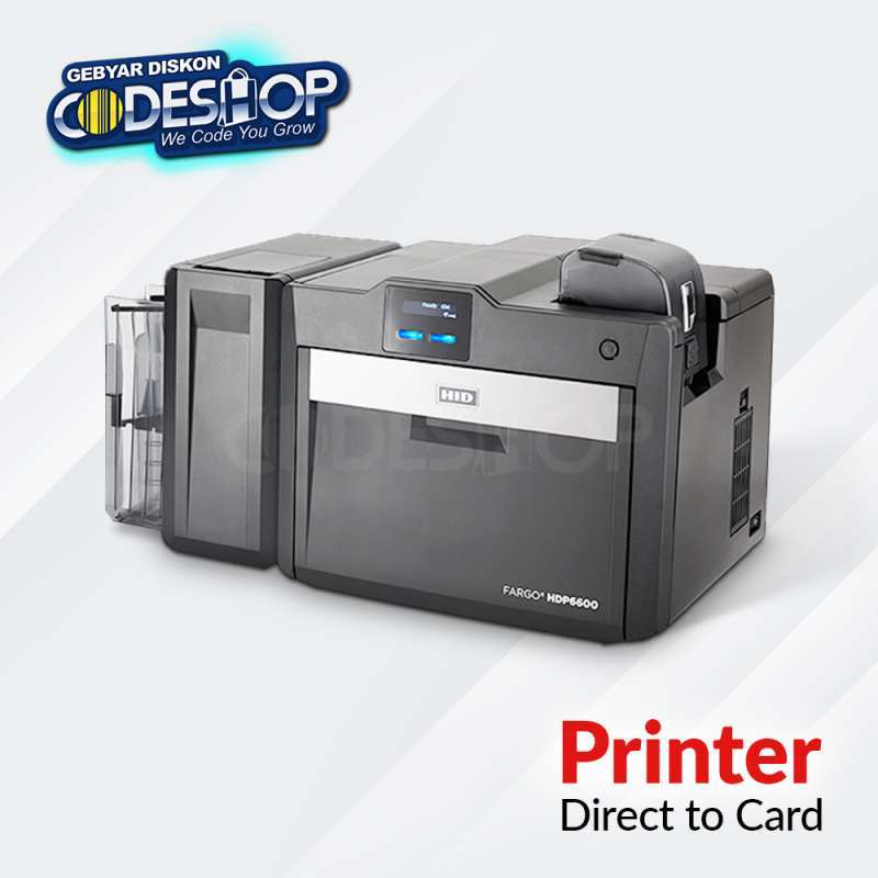 Jual Fargo Hdp6600 Dual Sided Id Card Printer Cetak Kartu Pvc 600dpi