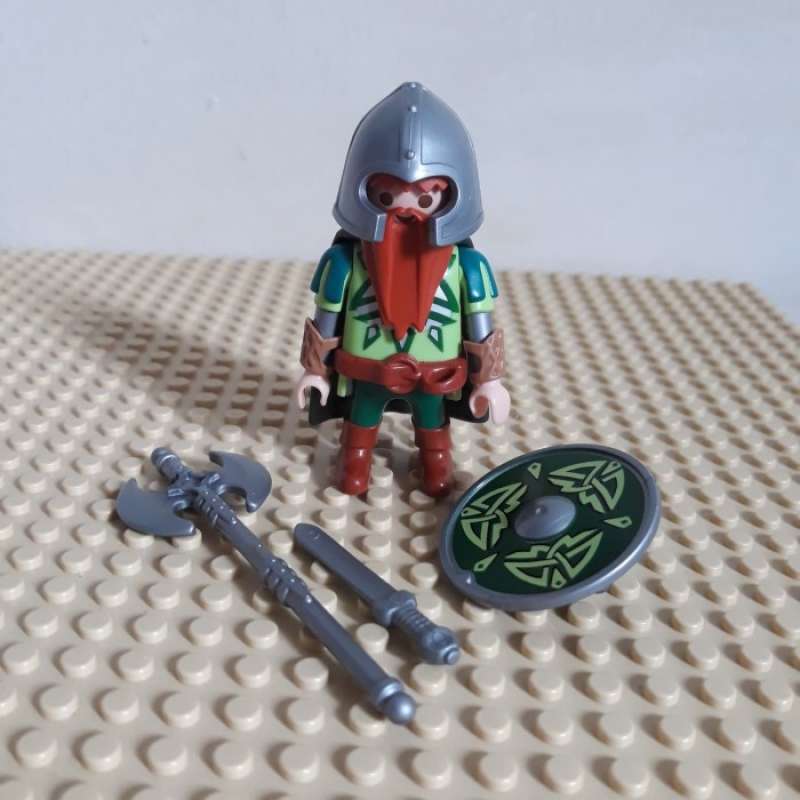 Playmobil 9332 - Guerriero Drago Asiatico Verde Con Ali (Mystery Series 13) NUOVO - Foto 3