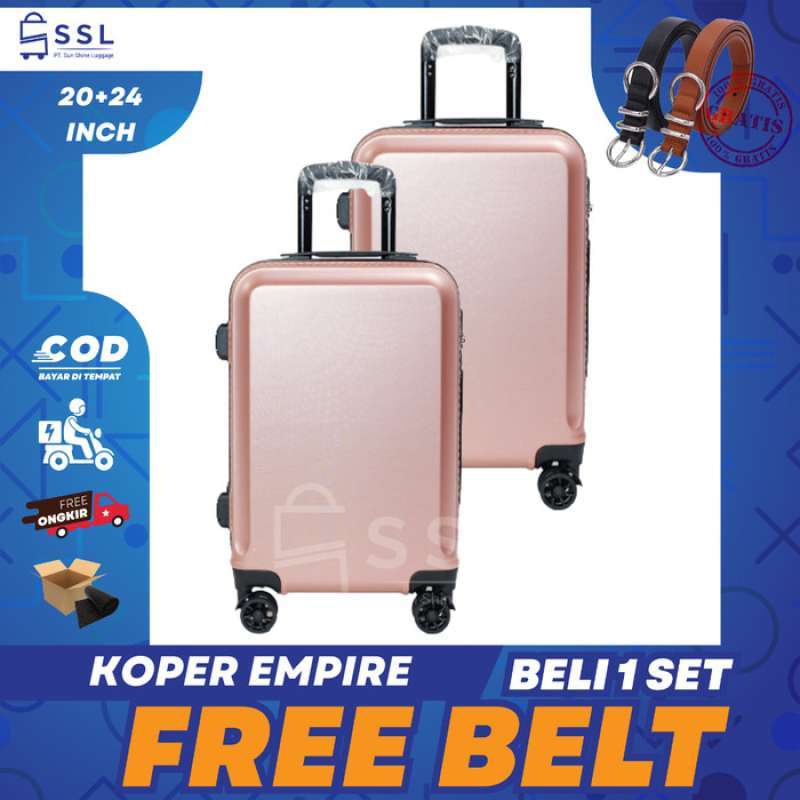 Promo Koper Kabin Luggage Fiber Abs 24 Inch / Koper 24 Inch / Koper