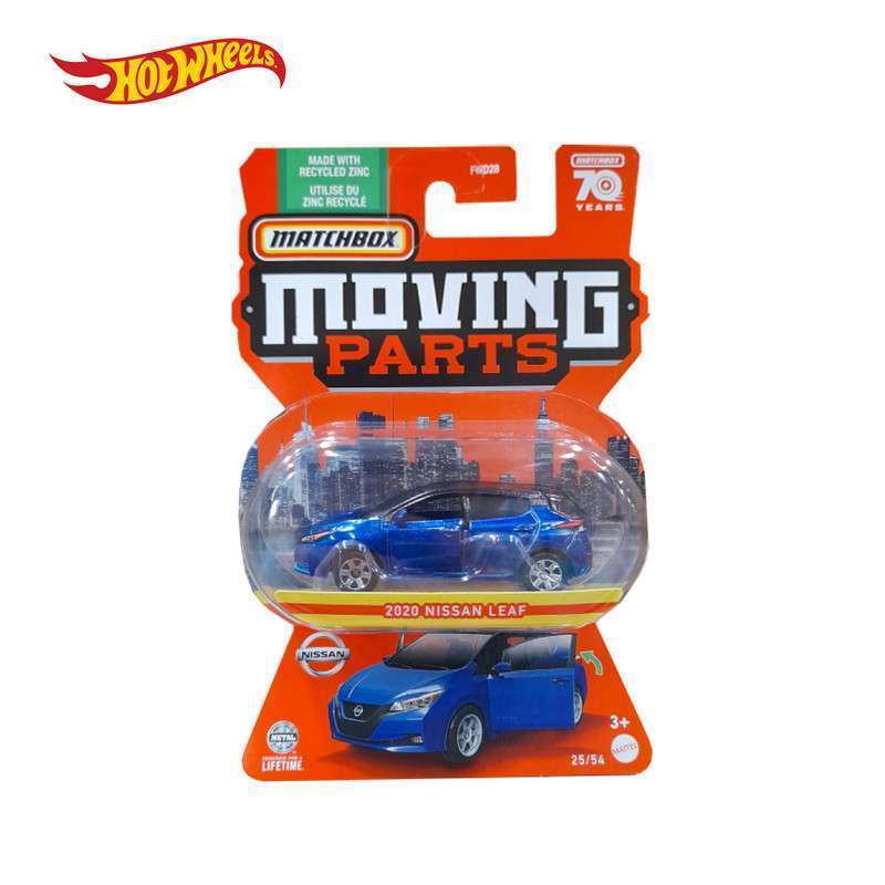 Voiture Miniature Matchbox 1:64 Nissan Leaf Bleue 2020 - Neuf Sous Boîte