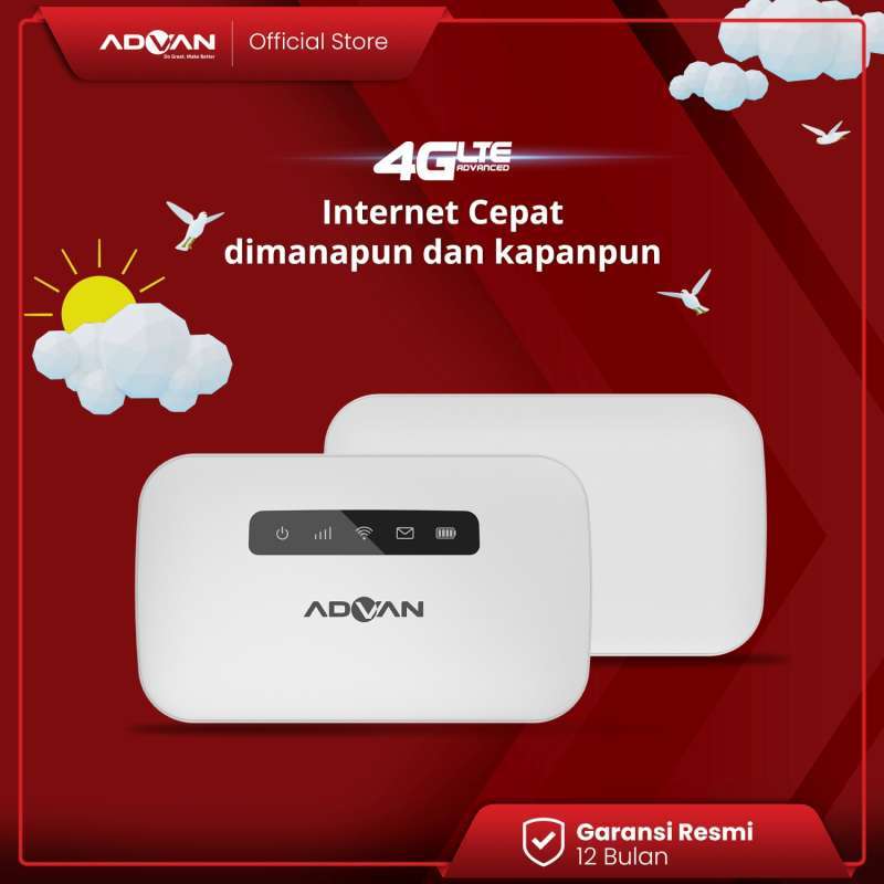 Promo Mifi Router Advan Mobile Wifi Hotspot Portable Modem Speed 4g Lte