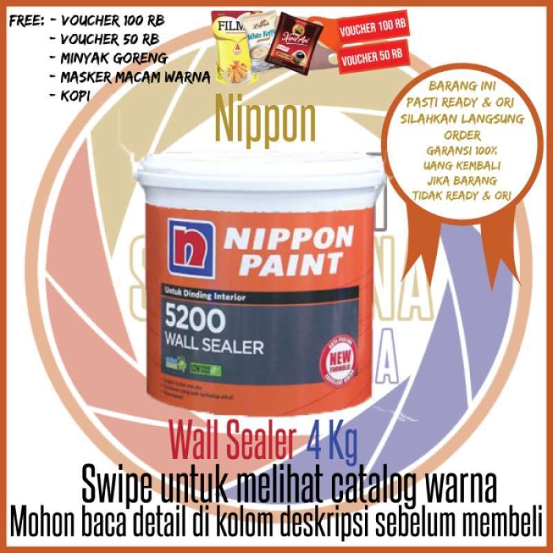 Jual Nippon Wall Sealer 5200 4 Kg / Cat Dasar Nippon Paint Galon di Seller Holica Store