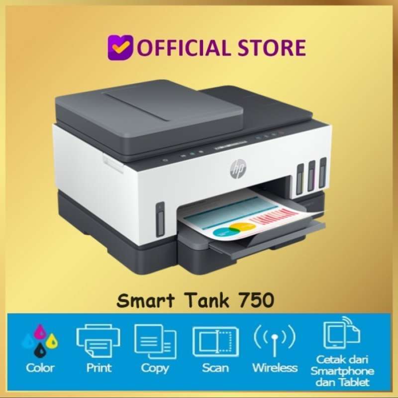 Jual Smart Tank 750 All-in-One ADF Wireless Printer Wifi SmartTank di ...