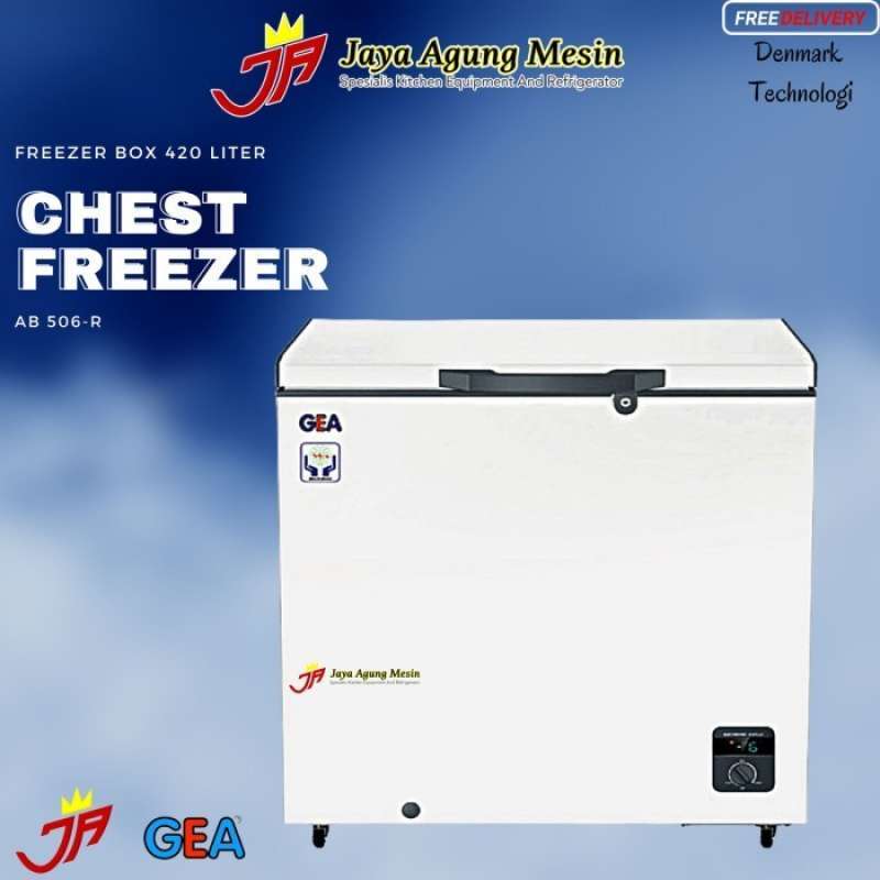 Promo Gea Chest Freezer Gea 400 Liter Ab506R / Freezer Daging