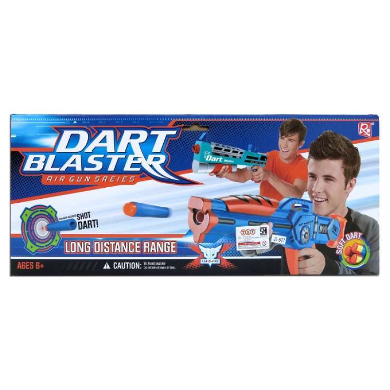 Promo Rapid Fire Dart Blasting Pistol Senjata Tembakan Soft Bullet Gun