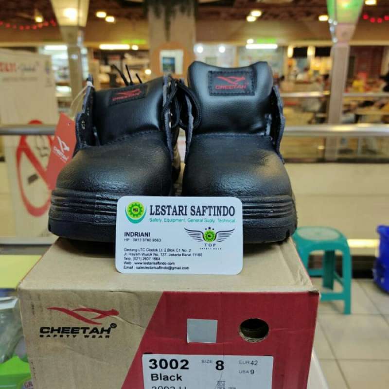 Promo SEPATU SAFETY CHEETAH 3002H / SEPATU PROYEK MERK CHEETAH Diskon
